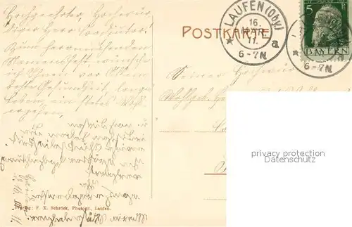 AK / Ansichtskarte Laufen_Salzach Kapuzinerkloster Laufen Salzach