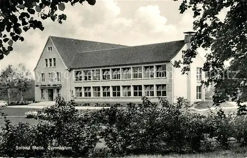 AK / Ansichtskarte Melle_Osnabrueck Gymnasium Melle_Osnabrueck