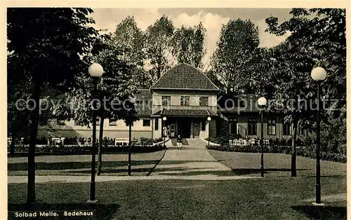 AK / Ansichtskarte Melle_Osnabrueck Badehaus Melle_Osnabrueck