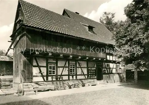 AK / Ansichtskarte Rudolstadt Volkskundemuseum Thuer Bauernhaeuser Rudolstadt