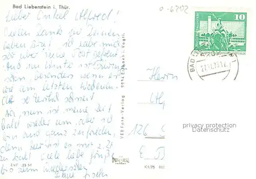 AK / Ansichtskarte Bad_Liebenstein Sanatorium Heinrich Mann Sanatorium Hugo Gefroi Kurhaus Elisabeth Park Bad_Liebenstein