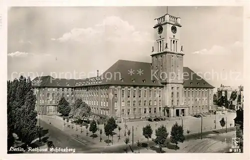 AK / Ansichtskarte Schoeneberg_Berlin Rathaus Schoeneberg Berlin