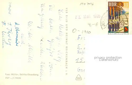 AK / Ansichtskarte Luckenwalde Stadttheater Stadtbad Ernst Thaelmann Strasse Gerhart Hauptmann Schule Luckenwalde