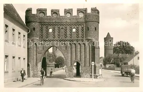 AK / Ansichtskarte Jueterbog Dammtor Turm Jueterbog