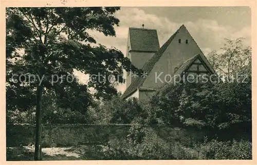 AK / Ansichtskarte Blankenese_Trebbin Serie Im Thuemenschen Winkel Nr. 3 Dorfkirche 