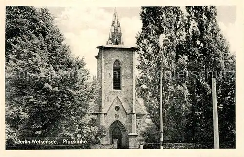 AK / Ansichtskarte Weissensee_Berlin Pfarrkirche Weissensee Berlin