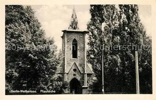 AK / Ansichtskarte Weissensee_Berlin Pfarrkirche Weissensee Berlin