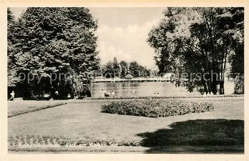 AK / Ansichtskarte Weissensee_Berlin Park am Weissen See Weissensee Berlin