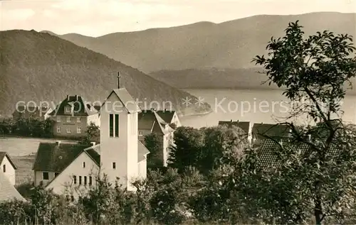 AK / Ansichtskarte Waldeck_Edersee Katholische Kirche Waldeck Edersee