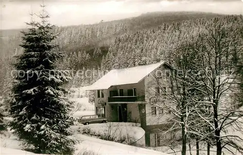 AK / Ansichtskarte Stryck Cafe zum Paradies Winterlandschaft Stryck