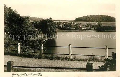 AK / Ansichtskarte Heringhausen_Waldeck Partie am Diemelsee Heringhausen Waldeck