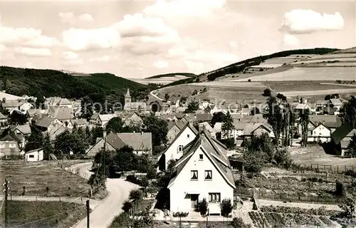 AK / Ansichtskarte Usseln Panorama Hoehenluftkurort Usseln