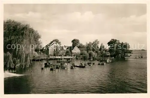 AK / Ansichtskarte Plaue_Havel Fischerhafen Plaue_Havel