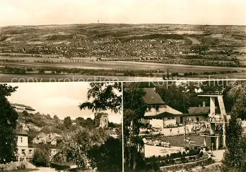 AK / Ansichtskarte Bad_Frankenhausen Fliegeraufnahme Freibad  Bad_Frankenhausen