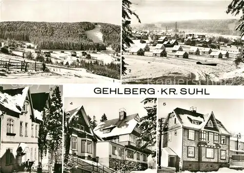 AK / Ansichtskarte Gehlberg Brand Erholungsheime Frieden Daheim Rennsteig Gehlberg
