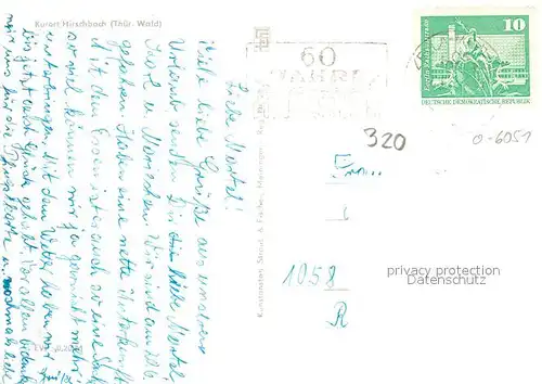 AK / Ansichtskarte Hirschbach_Suhl  Hirschbach Suhl