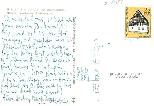 AK / Ansichtskarte Brotterode im Winter Brotterode
