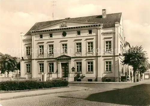 AK / Ansichtskarte Wusterhausen_Dosse Rathaus Wusterhausen_Dosse