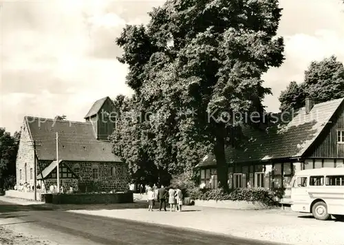 AK / Ansichtskarte Neustadt_Dosse Kampehl 700 j?hrige Wehrkirche Neustadt_Dosse