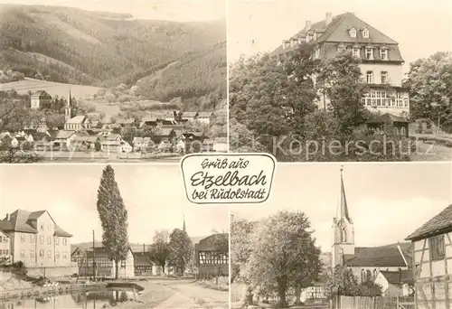 AK / Ansichtskarte Etzelbach_Uhlstaedt Kirchhasel Teilansichten Etzelbach