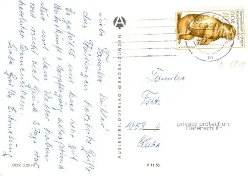 AK / Ansichtskarte Doeschnitz Ferienheim Waldmuehle Erholungsheim Sorbitzmuehle Kurverwaltung Ferienheim Landtech Instandhaltung Doeschnitz