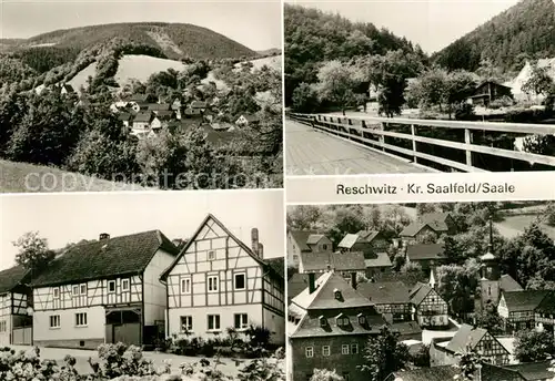 AK / Ansichtskarte Reschwitz Panorama Fachwerkhaeuser Teilansichten Reschwitz