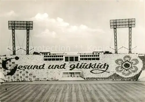 AK / Ansichtskarte Leipzig Turn und Sportfest 1977 Stadion Leipzig