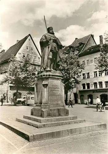 AK / Ansichtskarte Jena_Thueringen Markt mit Hanfried Jena Thueringen