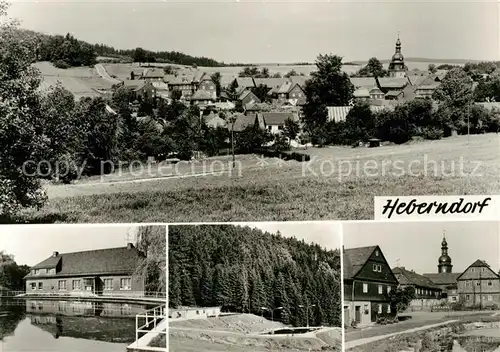 AK / Ansichtskarte Heberndorf Panorama Betriebsferienheim Teilansichten Heberndorf