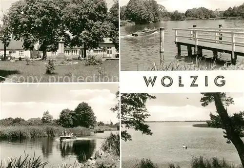 AK / Ansichtskarte Wolzig Partien am Wolziger See Wolzig