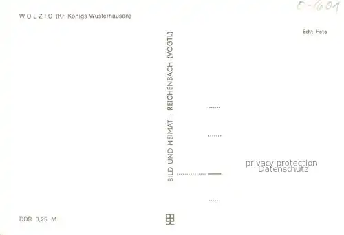 AK / Ansichtskarte Wolzig Partien am Wolziger See Wolzig