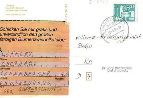 AK / Ansichtskarte Neuhaus Schierschnitz Schloss Teilansichten Gemeindebibliothek  Neuhaus Schierschnitz