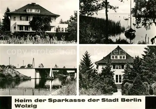 AK / Ansichtskarte Wolzig Heim der Sparkasse der Stadt Berlin Details Wolzig