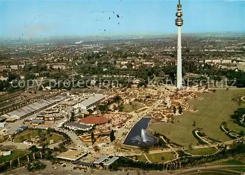 AK / Ansichtskarte Dortmund BUGA 59 mit Fernsehturm Fliegeraufnahme Dortmund