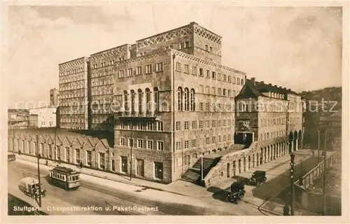 AK / Ansichtskarte Stuttgart Oberpostdirektion und Paketpostamt Stuttgart