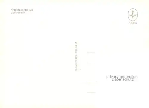 AK / Ansichtskarte Wedding Muellerstrasse Wedding