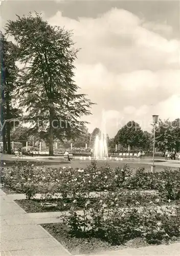 AK / Ansichtskarte Treptow_Berlin Rosengarten Fontaene Treptow Berlin
