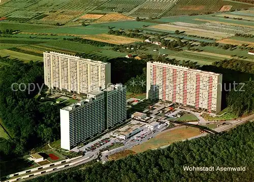 AK / Ansichtskarte Asemwald Wohnstadt Hochhaeuser Fliegeraufnahme Asemwald