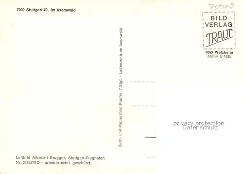 AK / Ansichtskarte Asemwald Wohnstadt Hochhaeuser Fliegeraufnahme Asemwald