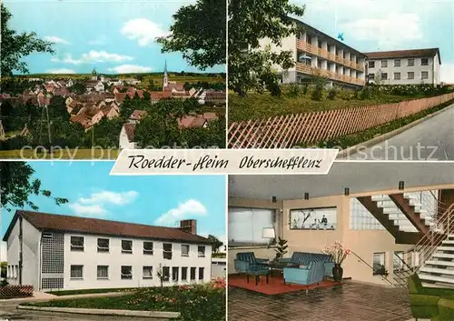 AK / Ansichtskarte Oberschefflenz Deutsches Rotes Kreuz Edwin und Cordula Roedder Heim Oberschefflenz