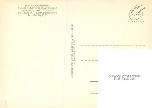 AK / Ansichtskarte Neckarzimmern Jugendheim Freizeitheim Jugendleiterschule Neckarzimmern
