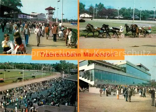 AK / Ansichtskarte Mariendorf_Berlin Trabrennbahn Pferdesport Mariendorf Berlin