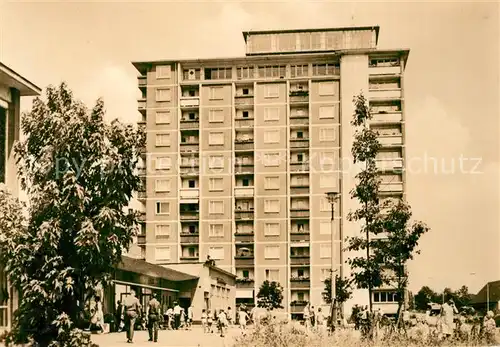 AK / Ansichtskarte Brandenburg_Havel Hochhaus Brielower Strasse Brandenburg Havel