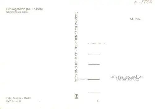 AK / Ansichtskarte Ludwigsfelde Gaststaettenkomplex Ludwigsfelde