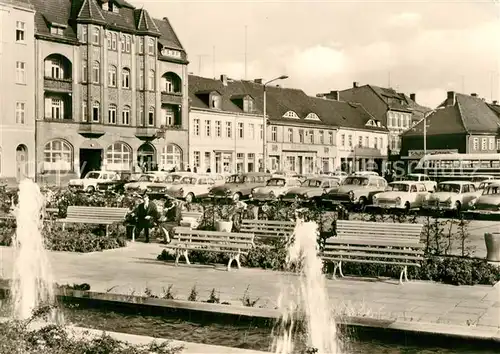 AK / Ansichtskarte Brandenburg_Havel Neustaedter Markt Wasserspiele Brandenburg Havel