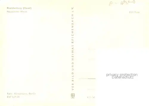 AK / Ansichtskarte Brandenburg_Havel Neustaedter Markt Wasserspiele Brandenburg Havel