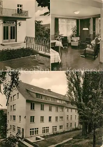 AK / Ansichtskarte Marburg_Lahn Diakonissen Mutterhaus Hebron Haus Sonneck Marburg_Lahn