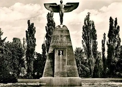AK / Ansichtskarte Lichterfelde_Berlin Lilienthal Denkmal Lichterfelde Berlin