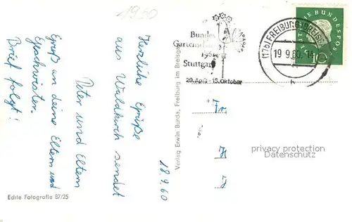 AK / Ansichtskarte Waldkirch_Breisgau Rathaus Stadion Stadtpfarrkirche Kandel Hotel Kandel Gipfel Waldkirch Breisgau