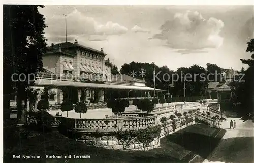 AK / Ansichtskarte Bad_Nauheim Kurhaus Terrasse Bad_Nauheim